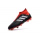 Nouveau Chaussures de Foot Adidas Predator 18+ FG Noir Rouge Blanc