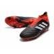 Nouveau Chaussures de Foot Adidas Predator 18+ FG Noir Rouge Blanc