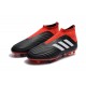 Nouveau Chaussures de Foot Adidas Predator 18+ FG Noir Rouge Blanc