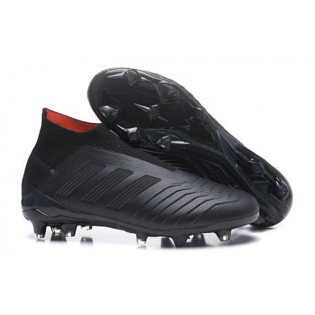 Nouveau Chaussures de Foot Adidas Predator 18+ FG Tout Noir