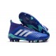 Nouveau Chaussures de Foot Adidas Predator 18+ FG Bleu Blanc