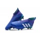Nouveau Chaussures de Foot Adidas Predator 18+ FG Bleu Blanc