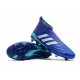 Nouveau Chaussures de Foot Adidas Predator 18+ FG Bleu Blanc