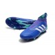 Nouveau Chaussures de Foot Adidas Predator 18+ FG Bleu Blanc