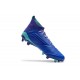 Crampons Foot 2018 - adidas Predator 18.1 FG Bleu Blanc