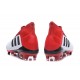 Crampons Foot 2018 - adidas Predator 18.1 FG Blanc Noir Rouge