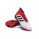 Crampons Foot 2018 - adidas Predator 18.1 FG Blanc Noir Rouge