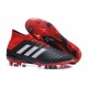 Crampons Foot 2018 - adidas Predator 18.1 FG Noir Rouge Blanc