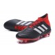 Crampons Foot 2018 - adidas Predator 18.1 FG Noir Rouge Blanc