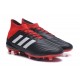 Crampons Foot 2018 - adidas Predator 18.1 FG Noir Rouge Blanc