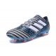 Nouveau Chaussures Football Adidas Nemeziz Messi 17.1 FG Gris Noir Bleu