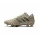 Nouveau Chaussures Football Adidas Nemeziz Messi 17.1 FG Blanc Or