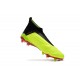 Nouveau Chaussures de Foot Adidas Predator 18+ FG Volt Noir Rouge