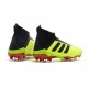 Nouveau Chaussures de Foot Adidas Predator 18+ FG Volt Noir Rouge