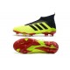 Nouveau Chaussures de Foot Adidas Predator 18+ FG Volt Noir Rouge