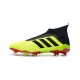 Nouveau Chaussures de Foot Adidas Predator 18+ FG Volt Noir Rouge