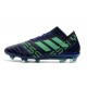 Nouveau Chaussures Football Adidas Nemeziz Messi 17.1 FG Encre Vert Noir