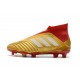 Nouveau Chaussures de Foot Adidas Predator 18+ FG Or Rouge Blanc