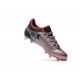 Crampons de Football - Adidas X 17.1 FG pour Hommes Gris Rose Noir