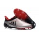 Crampons de Foot adidas X 17+ Purespeed FG Argenté Rouge Noir