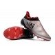 Crampons de Foot adidas X 17+ Purespeed FG Argenté Rouge Noir