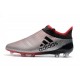 Crampons de Foot adidas X 17+ Purespeed FG Argenté Rouge Noir