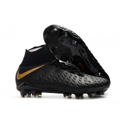 Crampons de Football Nike Hypervenom Phantom III DF FG - pour Hommes Noir Or Vif