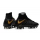Crampons de Football Nike Hypervenom Phantom III DF FG - pour Hommes Noir Or Vif