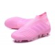 Nouveau Chaussures de Foot Adidas Predator 18+ FG Rose