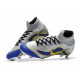 Crampons de football Nike Mercurial Superfly VI 360 Elite FG Argent Bleu Jaune