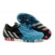 2015 Hommes Adidas Battle Pack Chaussures Predator Instinct FG Noir Blanc Bleu
