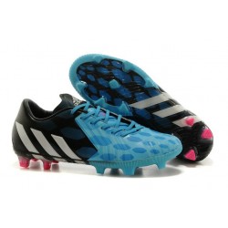 2015 Hommes Adidas Battle Pack Chaussures Predator Instinct FG Noir Blanc Bleu