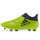Crampons de Foot adidas X 17+ Purespeed FG Vert Noir