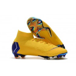 Crampons de football Nike Mercurial Superfly VI 360 Elite FG Noir Blanc
