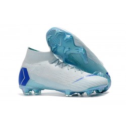 Crampons de football Nike Mercurial Superfly VI 360 Elite FG Jaune Amarillo Noir Blanc