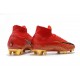 Chaussure de Cristiano Ronaldo CR7 Nike Mercurial Superfly VI 360 Elite FG Jade clair métallisé or vif blanc