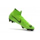 Chaussure de Cristiano Ronaldo CR7 Nike Mercurial Superfly VI 360 Elite FG Jade clair métallisé or vif blanc