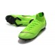 Chaussure de Cristiano Ronaldo CR7 Nike Mercurial Superfly VI 360 Elite FG Jade clair métallisé or vif blanc