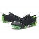 Nike Mercurial Vapor XII Elite FG - Chaussures de Football Hommes Noir Orange Total Blanc