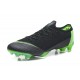 Nike Mercurial Vapor XII Elite FG - Chaussures de Football Hommes Noir Orange Total Blanc