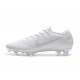 Nike Mercurial Vapor XII Elite FG Chaussures de Foot Pas Cher - Argent Bleu Jaune